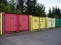 Strašnice, kontejnery s protipovodňovými zábranami - Florenc, Křižíkova, Palmovka, Malostranská.jpg
