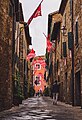 Ruelles de San Quirico d'Orcia.