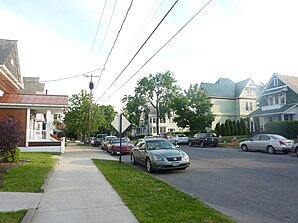 Straat in Mechanicville