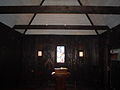 A chapel that is located down a secret passage behind a bookshelf in the library of Stronghold Castle, Oregon, Illinois, USA.