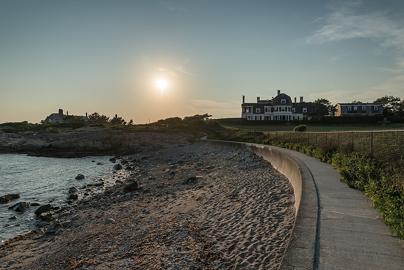 File:Sunset - Cliff Walk, Newport, Rhode Island, USA - 15 Agosto 2015.jpg