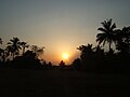 Закат солнца на острове Шрирангапатнам