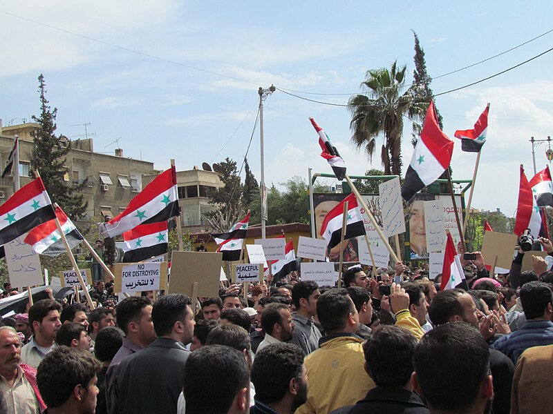 File:Syrian Demonstration Douma Damascus 08-04-2011.jpg