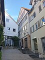 Wohnhaus mit Ladeneinbau (mit Stadtmauer) Neckargasse 25