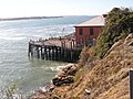 L'ancienne jetée de Tathra.