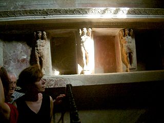 tepidarium in the forum thermae