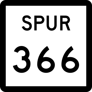<span class="mw-page-title-main">Texas State Highway Spur 366</span> Highway in Texas