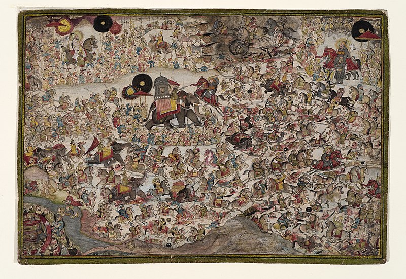 File:The Battle of Haldighati by Chokha.jpg