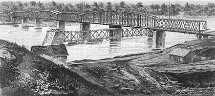 Hannibal Bridge, 1869