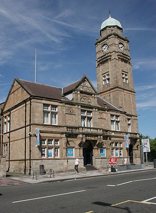 <span class="mw-page-title-main">Motherwell Town Hall</span> Municipal building in Motherwell, Scotland