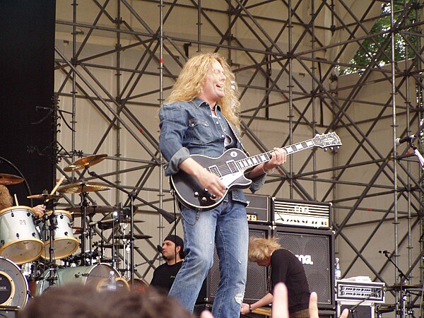 John Sykes with Thin Lizzy the Monsters of Rock Festival Milan, Italy 2007