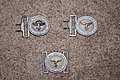 Third Reich Luftwaffe and NSFK officer's belt buckles