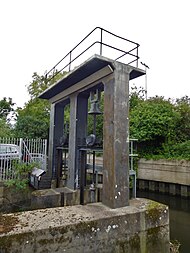 A bell powered by the rising and falling tide at the southern end of Bell Lane Creek, the highest tidal point on the Wandle