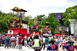 도쿠가와엔 야마차 갖추어(2015년 6월, 나고야시·쓰쓰이마치 가라마치 텐노 축제)
