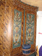 A wardrobe from Tolvmansgården, birthplace of Erik Axel Karlfeldt