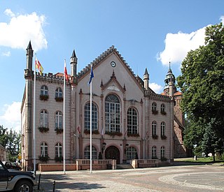 <span class="mw-page-title-main">Ośno Lubuskie</span> Place in Lubusz Voivodeship, Poland