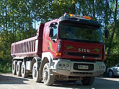 Finland Sisu 10x4 dump