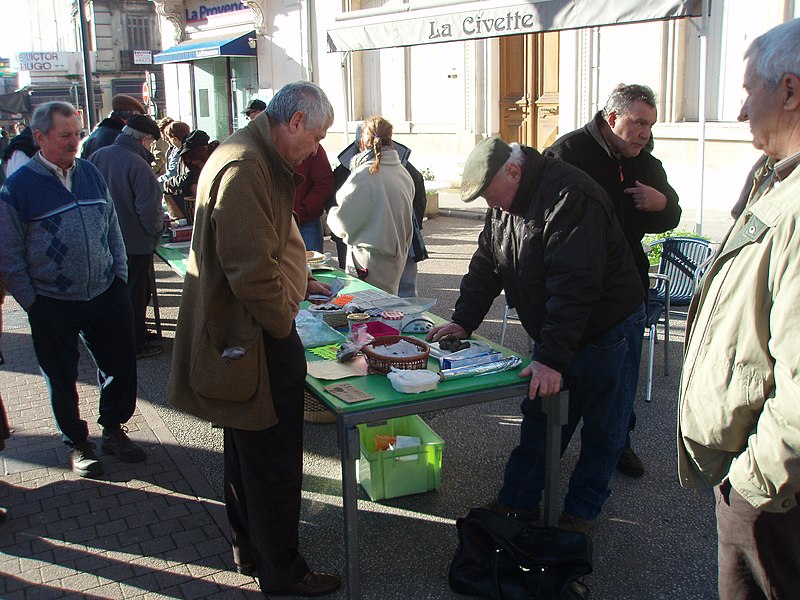 File:Truffle Market in Carpentras.jpg