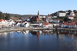 Tvedestrand: Historie, Natur og geografi, Bosetning