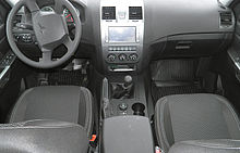 UAZ Pickup interior