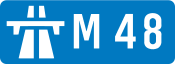 M48 motorway shield