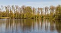 Uitzicht over de Bekhofplas. Locatie, natuurterrein Beekdal Linde Bekhofplas.