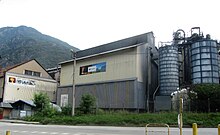 Eingang zur Fabrik der Ferroglobe-Gruppe