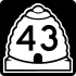 Маркер State Route 43