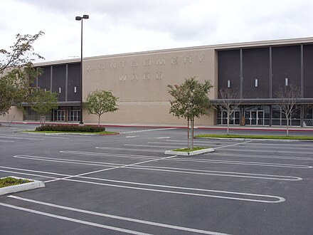Former Montgomery Ward store, Huntington Center, Huntington Beach, California, demolished in 2010