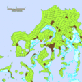 Posizione del villaggio Vaimalo, sull'isola 'Utu Vava'u.