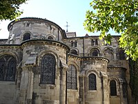 The side of Saint-Apollinaire Cathedral from the Place des Clercs [fr].