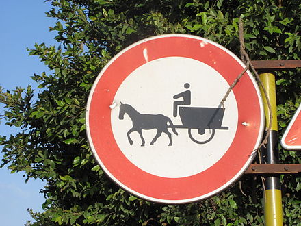 Traffic sign in Eritrea