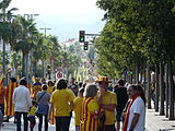 Via Catalana per la Independència. Abans, durant i després de la Via, a Barcelona i el Baix Llobregat.