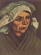 Head of a Peasant Woman with White Cap