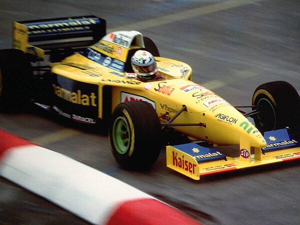 Vittorio Zoboli competing in the 1995 Bologna Motor Show.