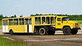 Sattelzugomnibus „APPA-4“ auf dem Flughafen Streschewoi in Russland