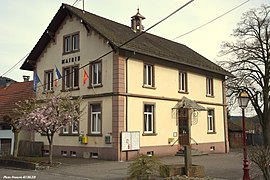 The town hall in Malmerspach