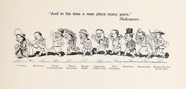 The many roles of Teddy Roosevelt