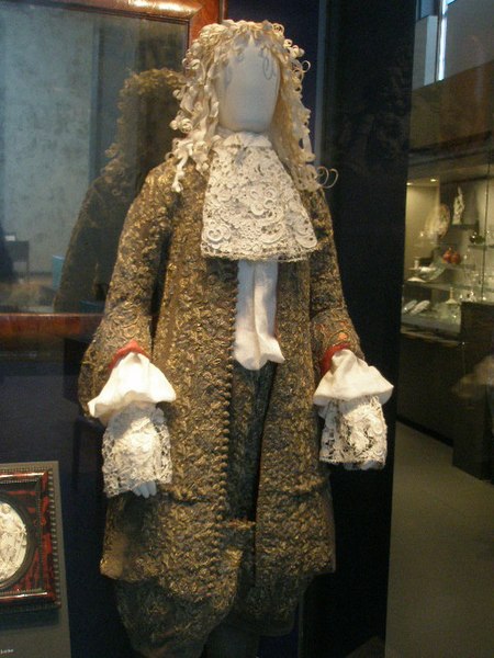 Wedding suit of James II, 1673, in the Victoria and Albert Museum