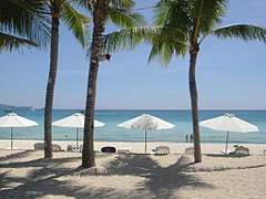 Boracay's White Beach, at Station 2