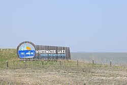 Озеро Уайтуотер WMA sign.JPG