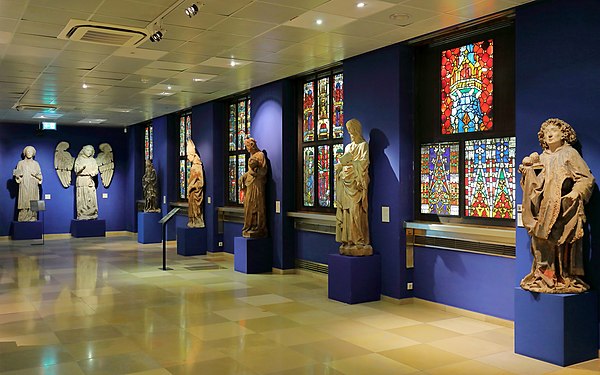 One of the exhibition rooms