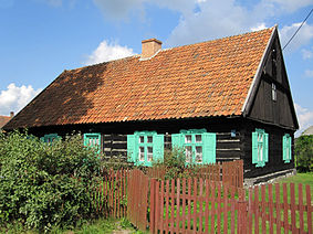 Dom we wsi Marcinkowo (pow. Olsztyński).