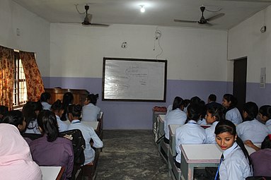 Orientation class at Saptarishi Multiple College