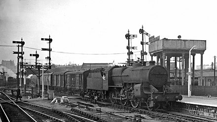 Up Midland Parcels train in 1959