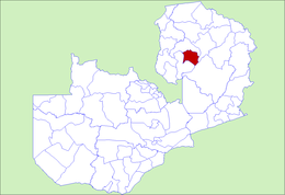 District de Chilubi - Carte