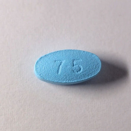 A 7.5 mg zopiclone tablet.