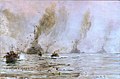 'Battle ships of German High Seas Fleet off Inch Keith' RMG PW1758.jpg