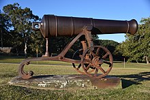 Russian cannon from the Crimean War (1)Centennial Park cannon 020.jpg