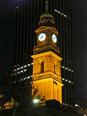 The clock tower at night (1) Lands Department Clocktower 2.JPG